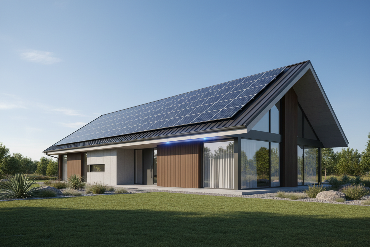 Startseite elektrotechnik24.at, PV-Abverkauf, Modern, clean, technisch, Gebäude / Haus, PV-Module, kein Text