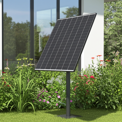 Vertex S New - 420 Watt, Monokristallines Glas-Folie-Photovoltaik-Modul mit schwarzem Rahmen und weisser Rückseitenfolie 144 Drittelzellen